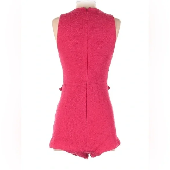 Zara Sleeveless V Neck Mini Pink XS Romper - Picture 4 of 8